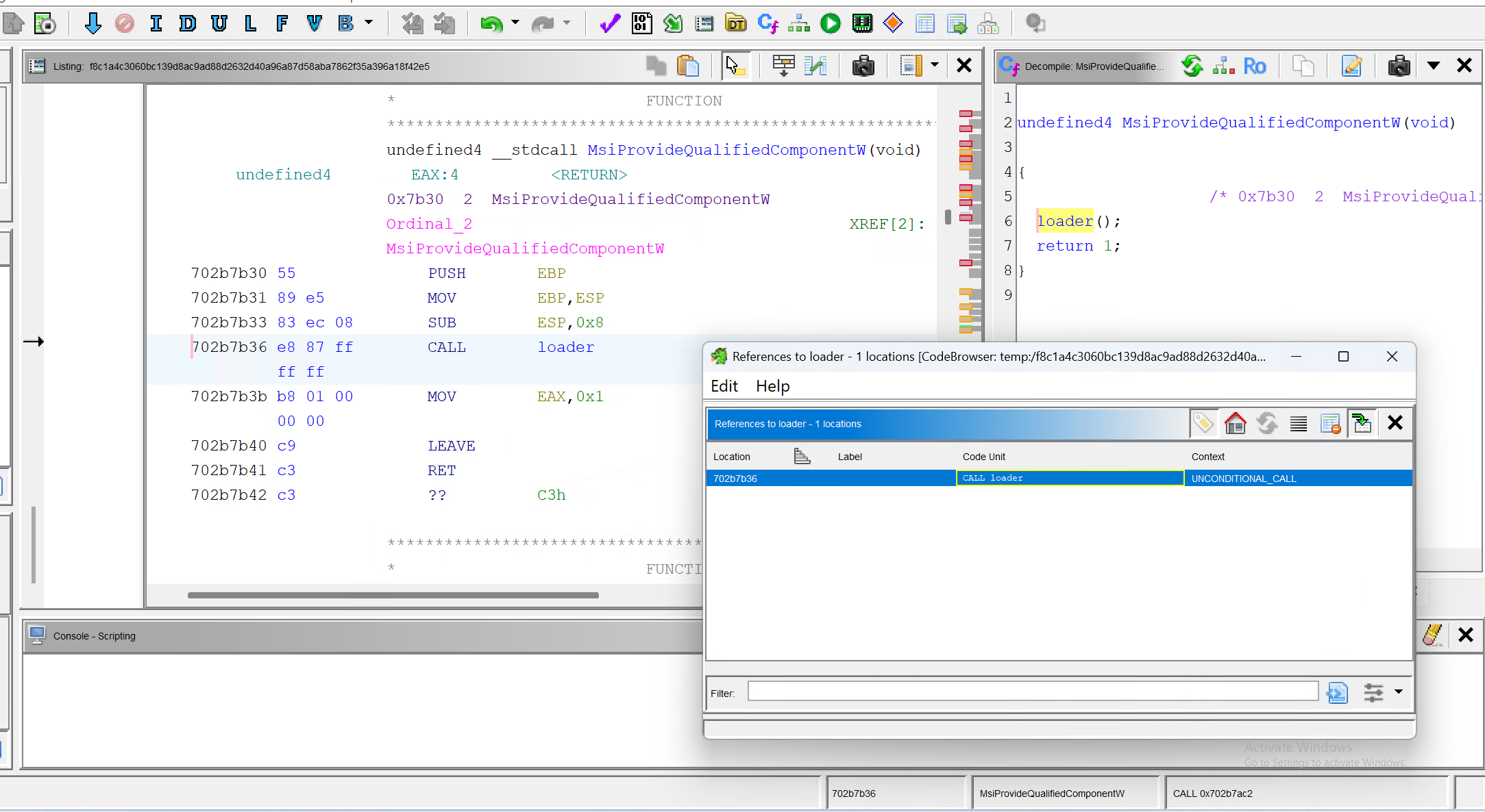where is it called from